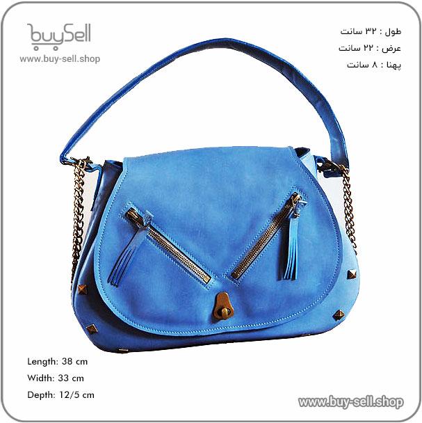 الگوی کیف چرم دوشی زنانه مدل آسمان