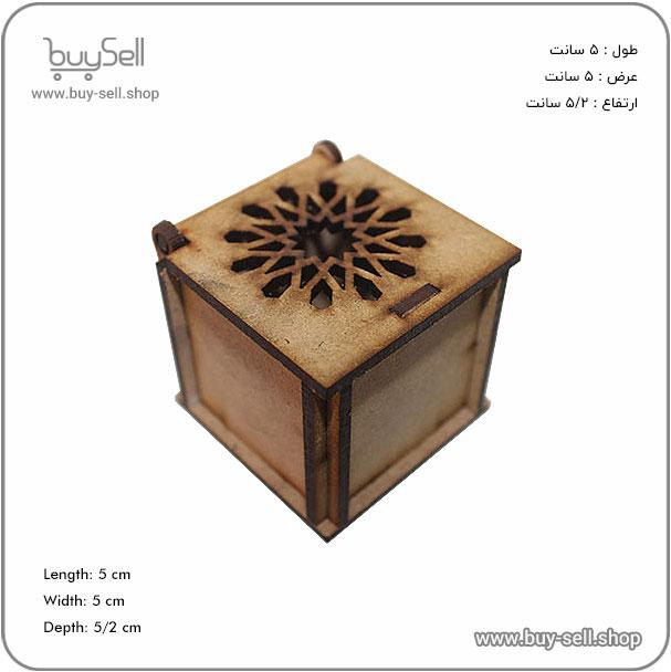 الگوی برش لیزری جعبه انگشتر درب تذهیب بدنه ساده