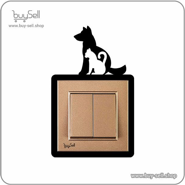 طرح برش لیزری استیکر کلید پریز کد 011