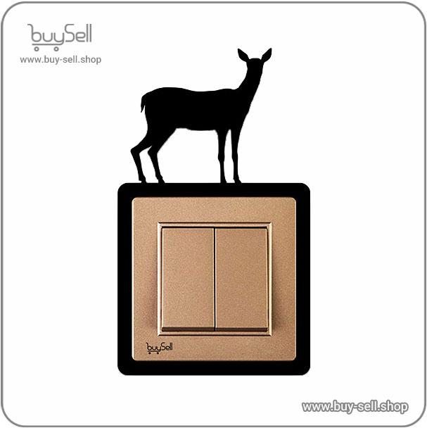 طرح برش لیزری استیکر کلید پریز کد 006