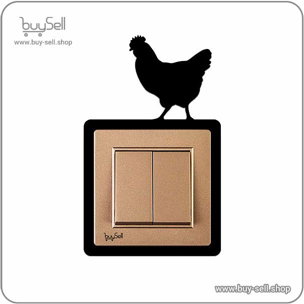 طرح برش لیزری استیکر کلید پریز کد 007