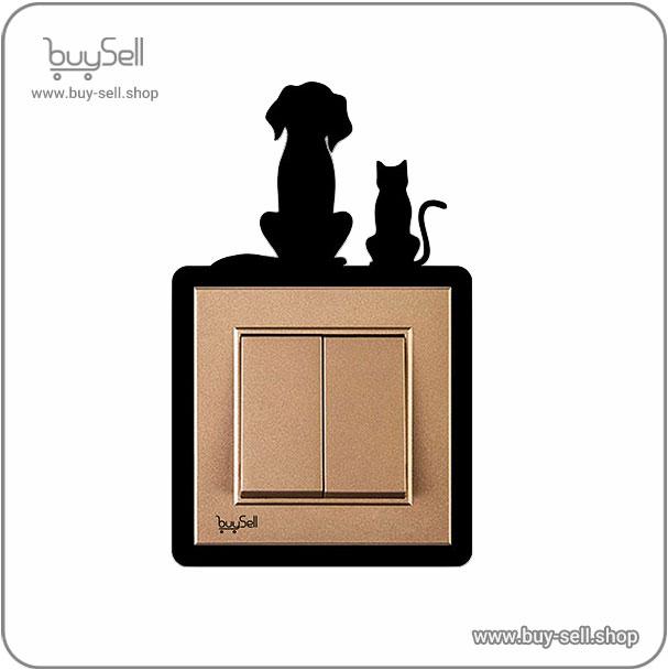 طرح برش لیزری استیکر کلید پریز کد 008