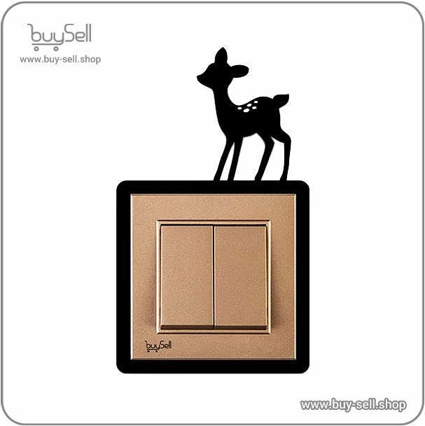 طرح برش لیزری استیکر کلید پریز کد 005