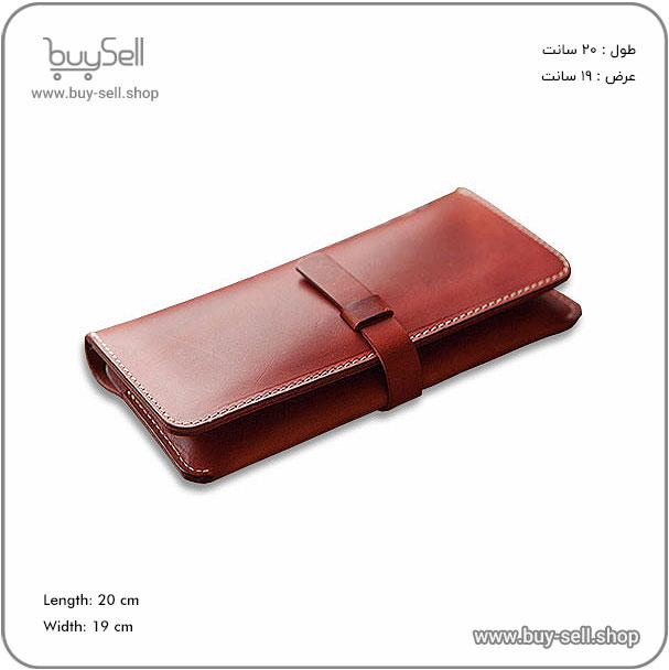 الگوی  کیف پول چرم مدل مرسانا (corel+pdf)