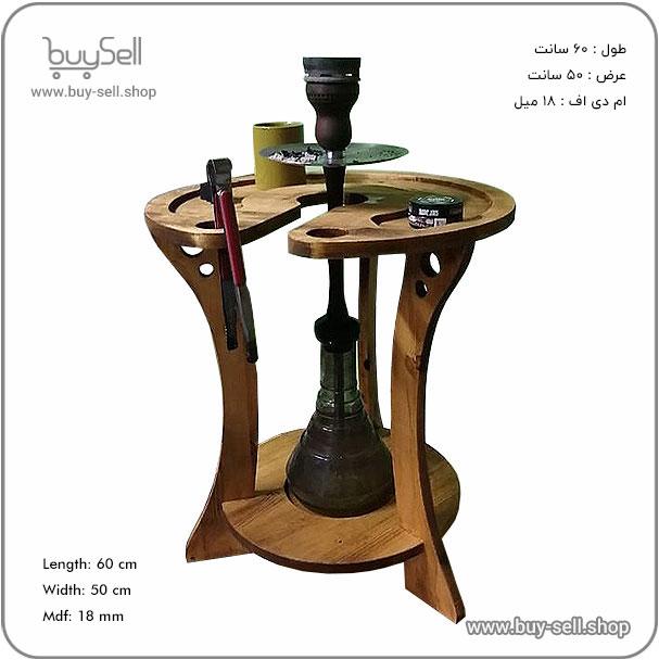 طرح برش لیزری پایه قلیان