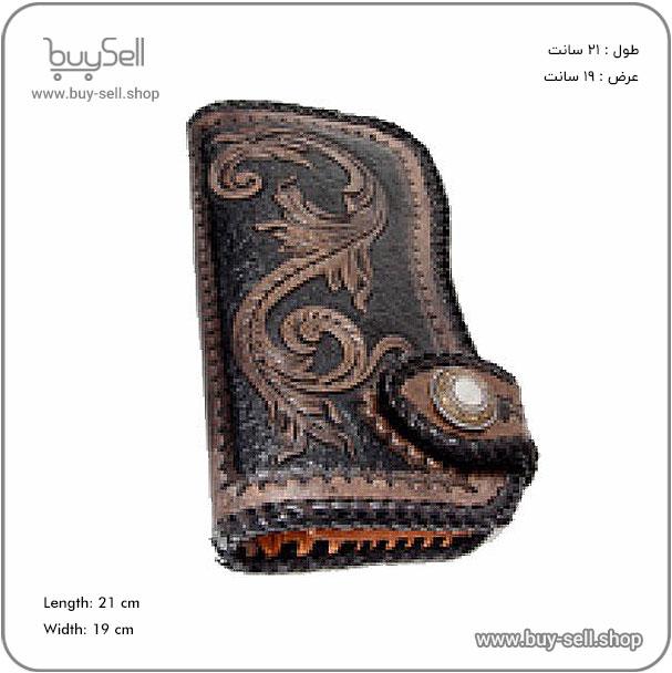 الگوی کیف پول چرم مدل ساغر (corel+pdf)