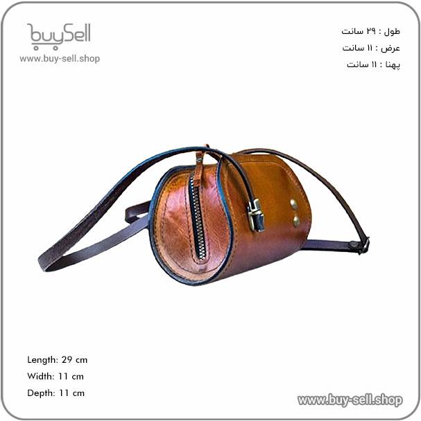 الگوی کیف چرم دوشی زنانه مدل ساحل