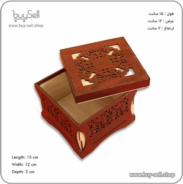 الگوی برش لیزری جعبه جواهرات مدل سمانه