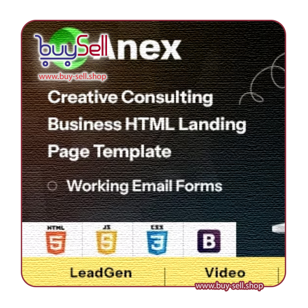 دانلود قالب Anex قالب اچ تی ام ال شرکتی