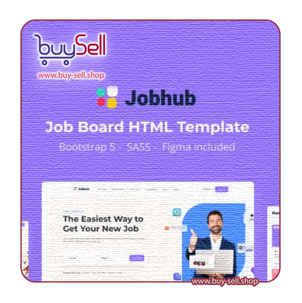 Jobhub جاب هاب قالب HTML استخدام و کاریابی