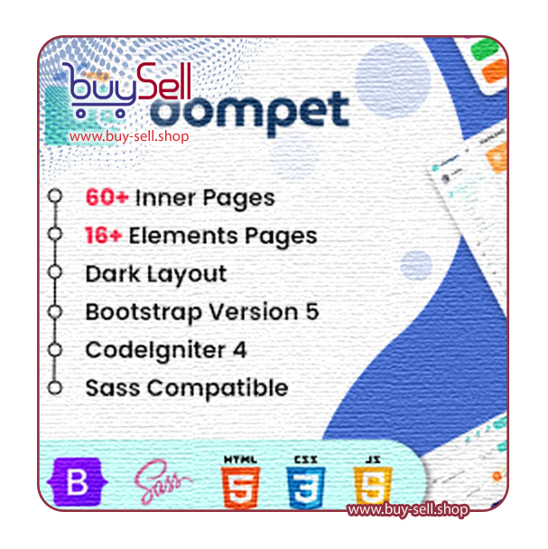 Dompet قالب داشبورد پرداخت بر پایه CodeIgniter