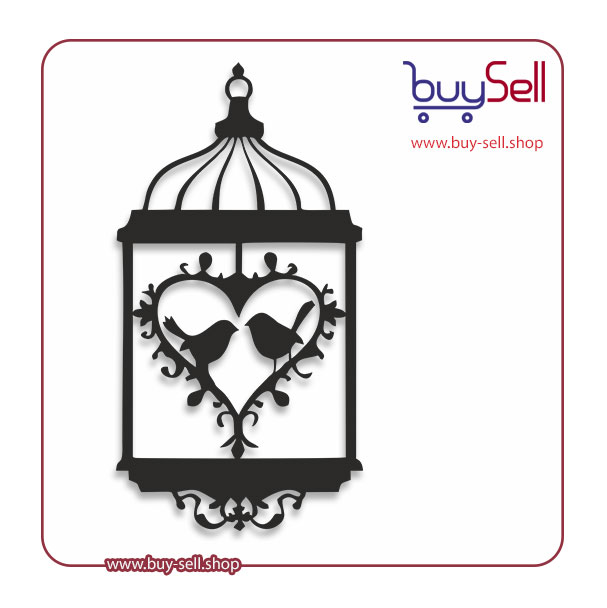 وکتور پرنده در قفس کد 4