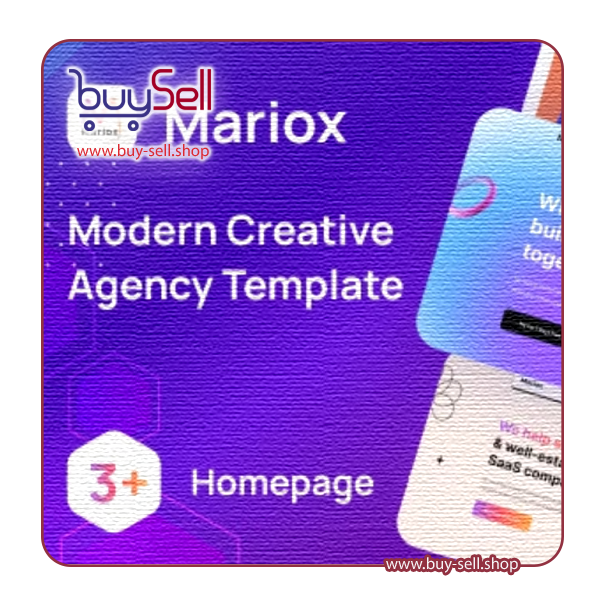 دانلود Mariox ماریوکس قالب HTML مدرن شرکتی