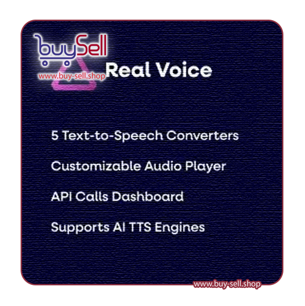 دانلود Real Voice افزونه هوش مصنوعی تبدیل متن به گفتار وردپرس