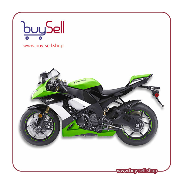 تصویر png موتورسیکلت اسپرت کاوازاکی نینجا ZX 10R سبز
