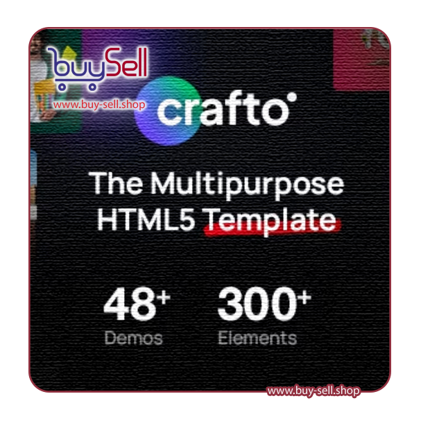 دانلود قالب اچ تی ام ال چندمنظوره Crafto
