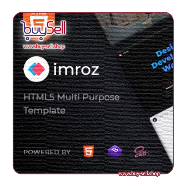 دانلود قالب بوت استرپ پورتفولیو Imroz HTML