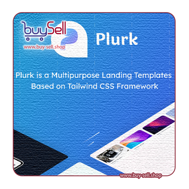 دانلود Plurk قالب صفحه فرود چندمنظوره Tailwind