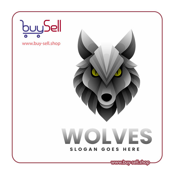 وکتور لوگو کد wolf-gradient-logo