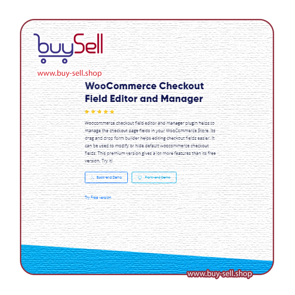 دانلود افزونه WooCommerce Checkout Field Editor and Manager Premium