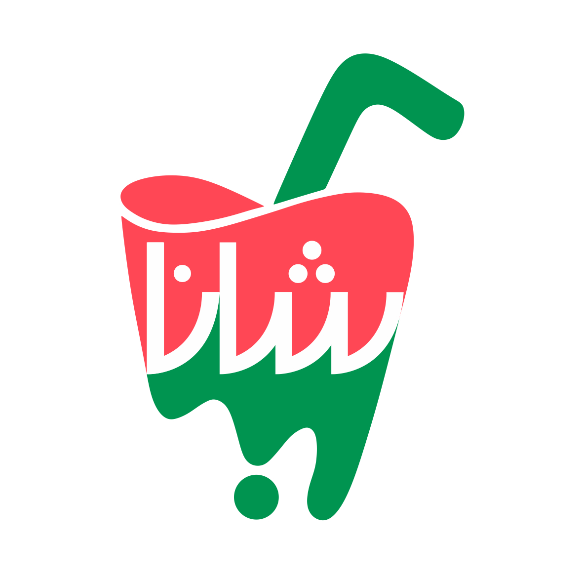 طرح لایه باز لوگو برای آبمیوه فروشی