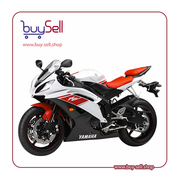 تصویر png موتورسیکلت اسپرت یاماها YZF R6 سفید