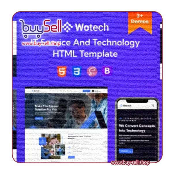 دانلود قالب اچ تی ام ال Wotech