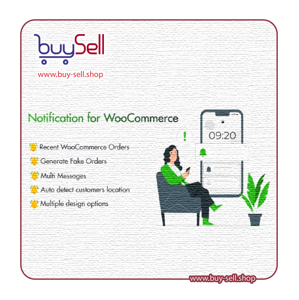 دانلود افزونه Notify WooCommerce Sales Notification