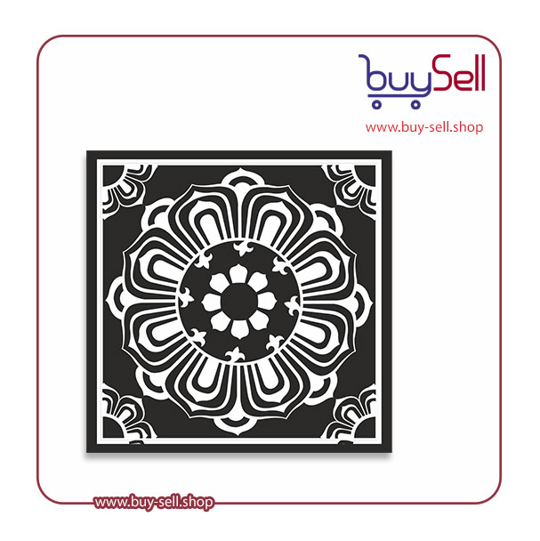 وکتور پترن لایه باز سیاه و سفید کد 4