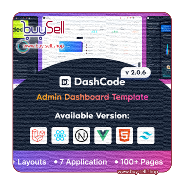 دانلود DashCode دشکد قالب پیشخوان چندمنظوره