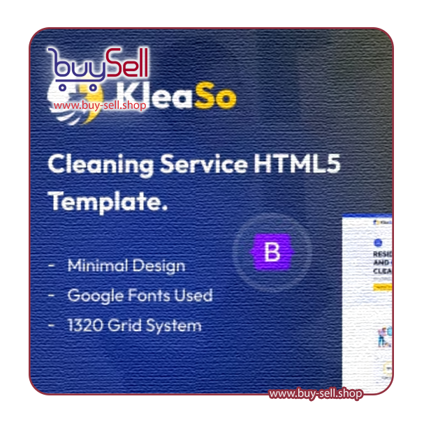 دانلود Kleaso کلیسو قالب HTML5 نظافت منازل و شرکت ها
