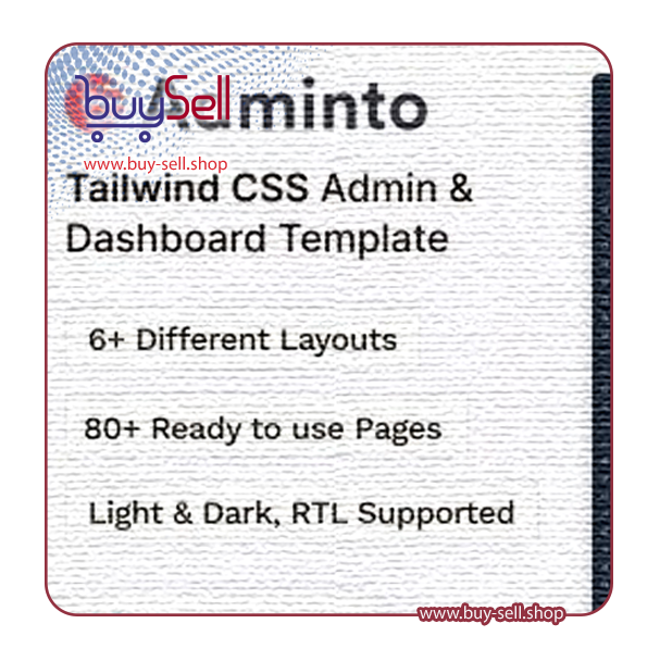 دانلود قالب داشبورد ادمین Adminto Tailwind
