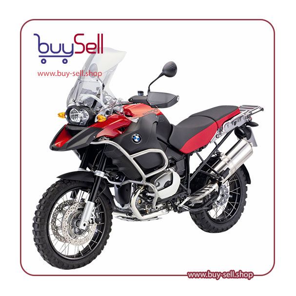 تصویر png موتور سیکلت ماجراجویی BMW R1200GS قرمز