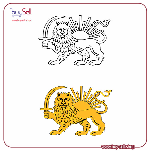 طرح برش لیزر شیر و خورشید (2 طرح)